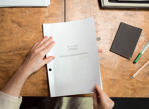 screenplay reading and notes