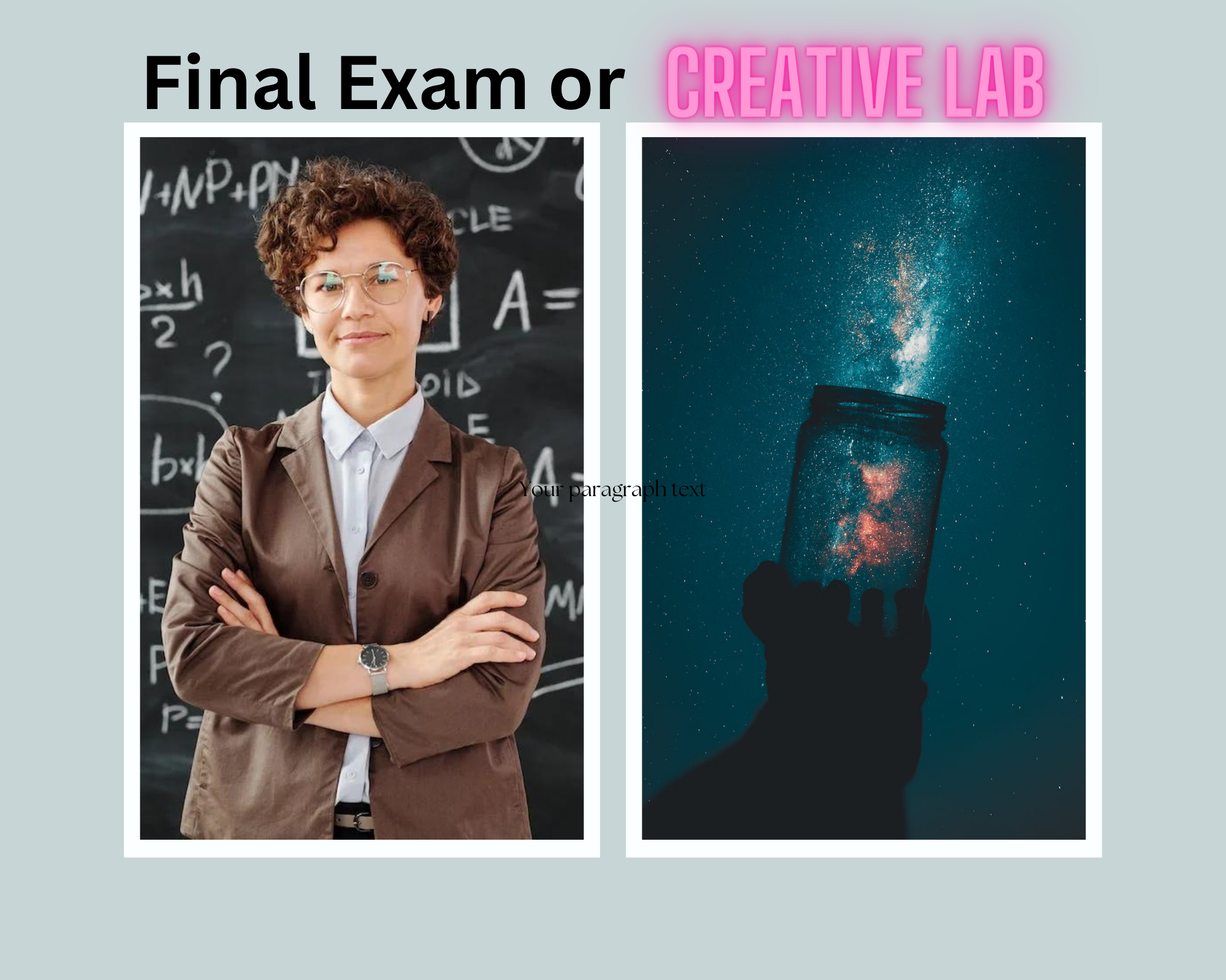 FINAL EXAM OR CREATIVE LAB?