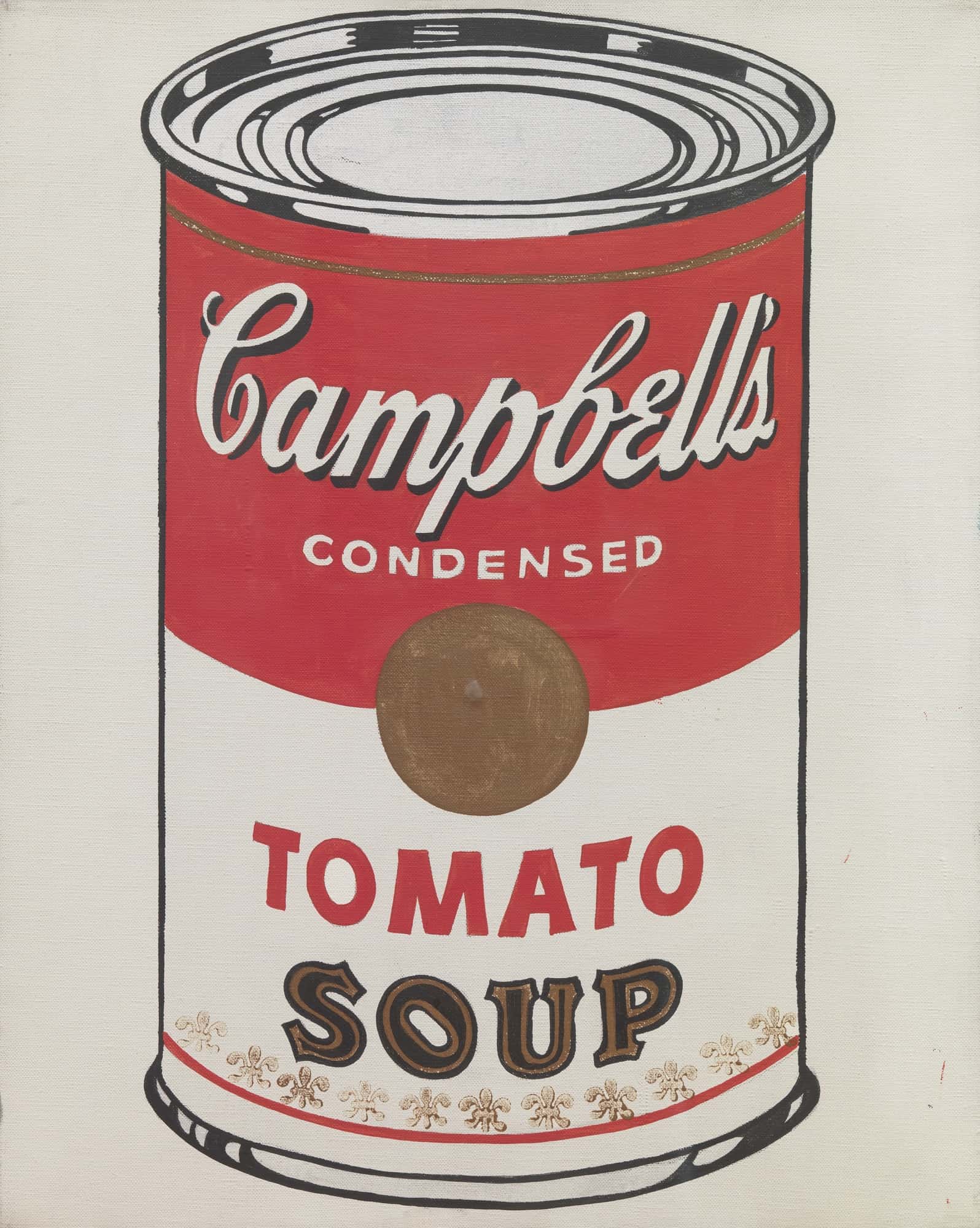 Campbells condensed tomato soup illustration